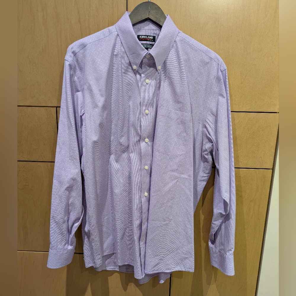 Kirkland Signature Men's Purple Shirt